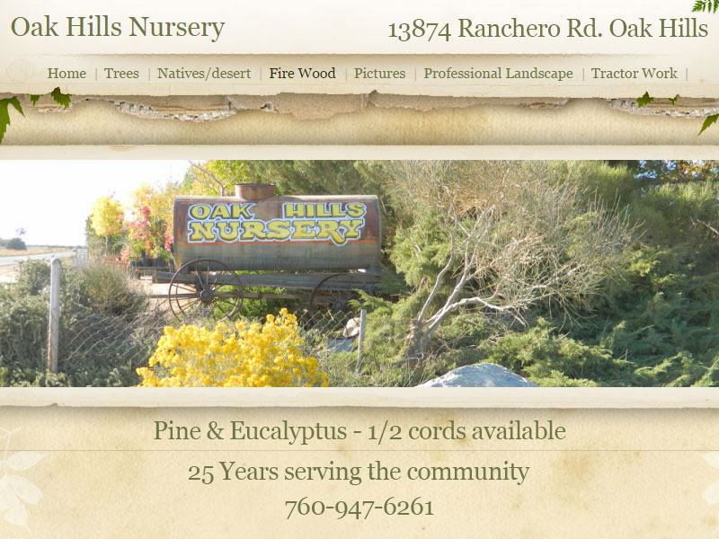 Oak Hills Nursery - Firewood Suppliers
